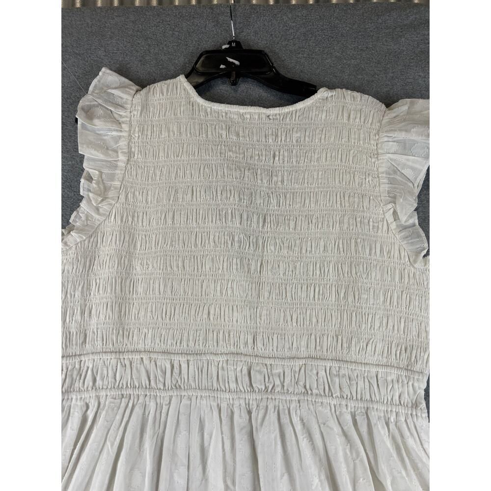 Anthropologie The Peregrine Midi Dress Size XL White - Picture 10 of 12